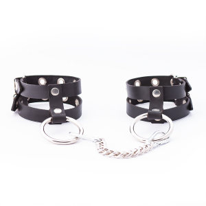 Оковы &quot;Crazy Handmade&quot; из двух ремешков, черные