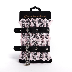 Наручники &quot;Crazy Handmade&quot; розовое кружево